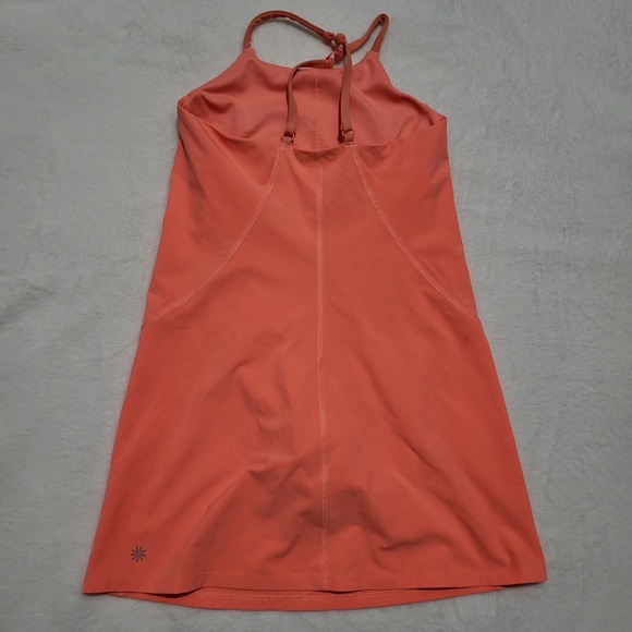 Athleta Girl Girls’ Everyday Dress Activewear With Shorts Orange Coral sz XS 6 - Picture 8 of 9